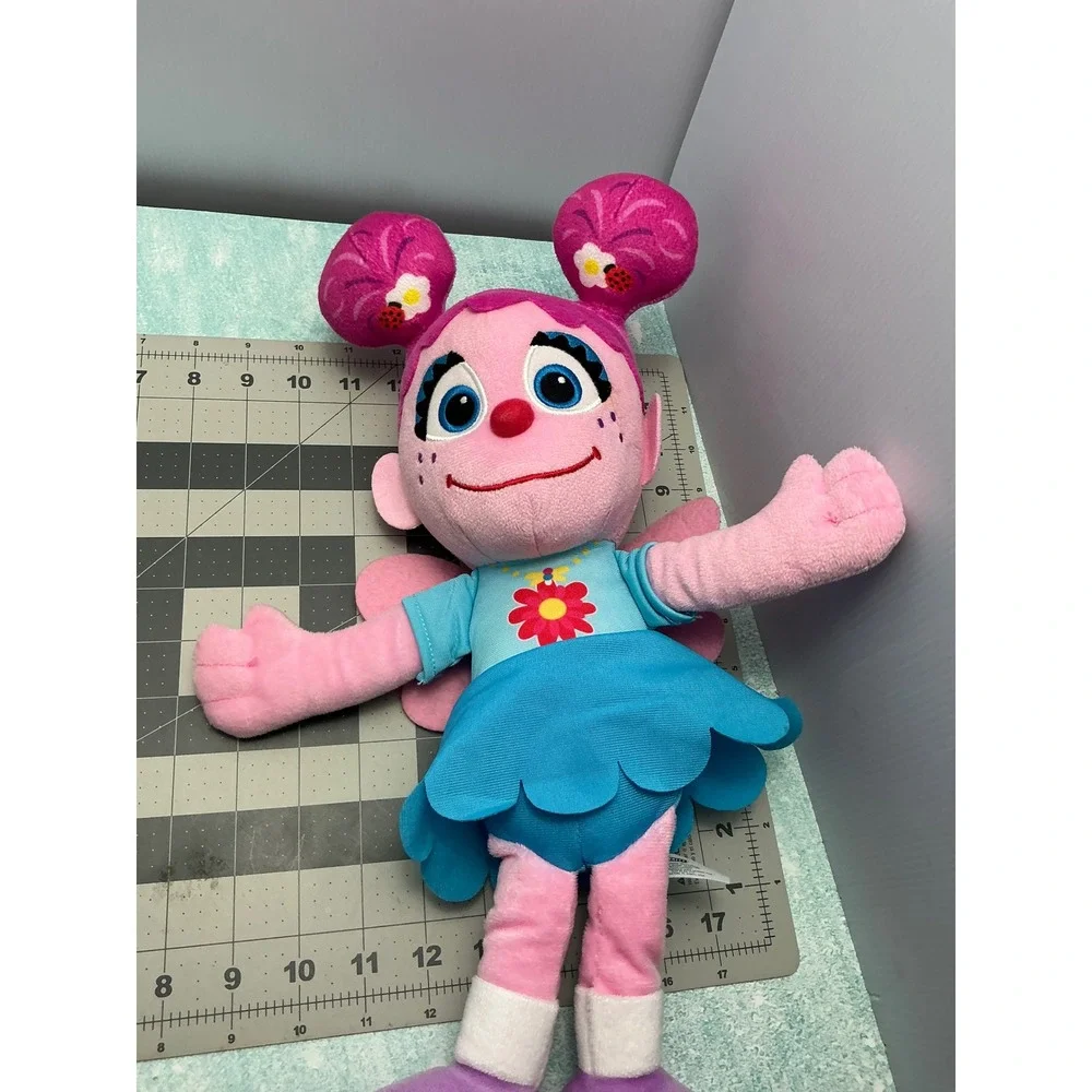 Sesame Street Abby‎ Cadabby Pink Fairy Plush Stuffed Animal Toy 15 Inch
